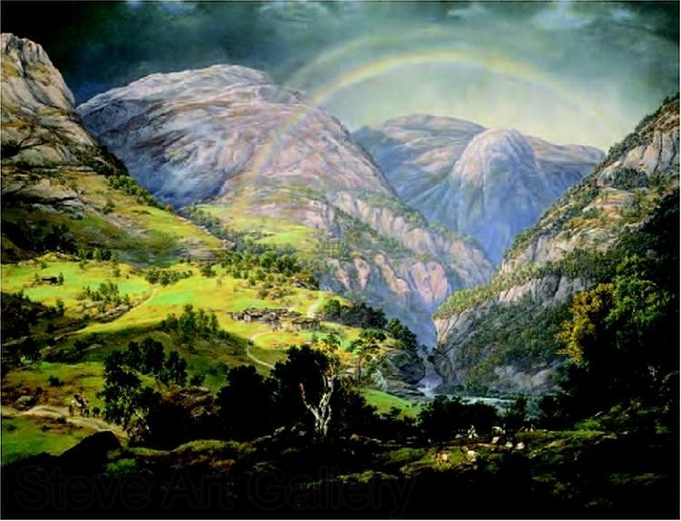 Johan Christian Dahl Stalheim Germany oil painting art